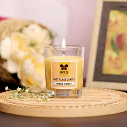 Iris Yellow & Transparent Mango Sorbet Shot Glass candle-picture-23