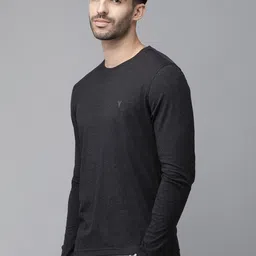 van heusen innerwear Van Heusen Athleisure Men Solid Pure Cotton Antibacterial Smart Tech T-Shirt image 5