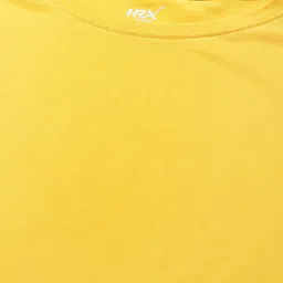 HRX By Hrithik Roshan Yoga Men Ochre Organic Cotton T-shirt image 2