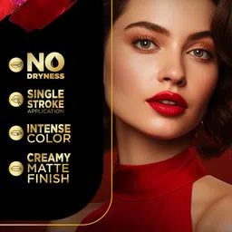 FACES CANADA Intense Color 8 Hr Stay Comfy Matte Creme Lipstick 4.2 g - Now Or Never 10 image 2