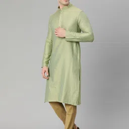Manthan Men Ethnic Motifs Embroidered Kurta image 4