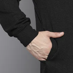 The Indian Garage Co Relaxed Fit Textured Sweatshirt image 4