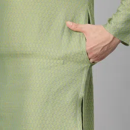 Manthan Men Ethnic Motifs Embroidered Kurta image 2