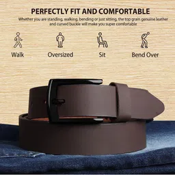 Hayes London Men Pack Of 2 Leather Reversible Formal Belt image 5