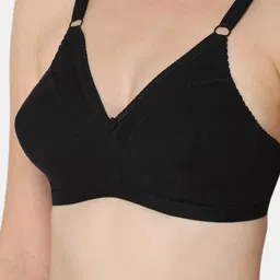 NAIDU HALL Pack Of 3 Medium Coverage Everyday Cotton Bra With All Day Comfort image 5