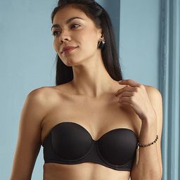 SOIE Medium Coverage Padded Wired Multiway Strapless Bra with Detachable Straps-picture-27