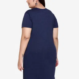 IN Love Typography Printed Cotton Longline Lounge T-Shirt image 5