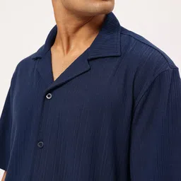 Kook N Keech Moody Minimalism Textured Short Sleeve Shirt image 3
