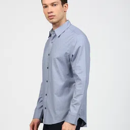 calvin klein jeans Men Regular Fit Shirt with Spread Collar image 2