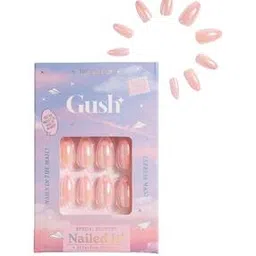 gush Pack of 8 Nailed It Reusable Luxury Press On Nails - Fairy Dust - Medium Round-picture-27