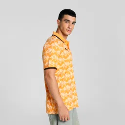 PUMA x DC Men's Printed Slim Fit Cricket Polo image 2
