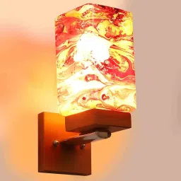 eliante by jainsons lights Separe Wooden Novelty Wall Light (Brown) image 3