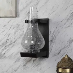 eliante by jainsons lights Lampo Brown Wood Wall Light image 2