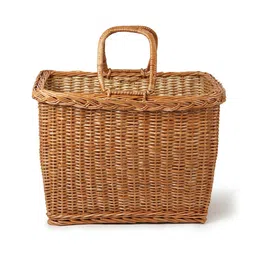 habereindia Wicker Picnic Basket | Cane Shopping Basket image 2
