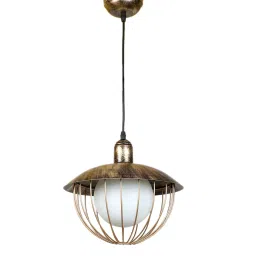 eliante by jainsons lights Etotlee Antique Gold Iron Hanging Light image 5