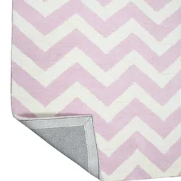 imperial knots Pink Abstract Wool 4ft x 6ft Hand Tufted Carpet image 5