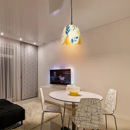 flicker shine Leaf Patterned Terracotta Ceiling Hanging Light image 1