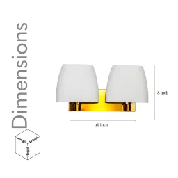 kapoor lampshades Elstead Dual Light Antique Brass Wall Light image 3