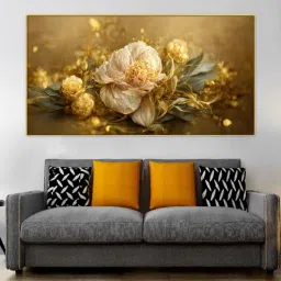 dekorstation Blooms Of Serenity Multicolour Canvas Art Print-picture-31