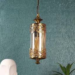 eliante by jainsons lights Antique Gold Iron Hanging Light image 2