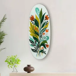 posh n plush Botanic Multicolour Marble Wall art image 1