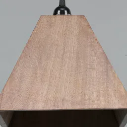 sapphire Klimt Buenos Brown Wood Hanging Light image 5
