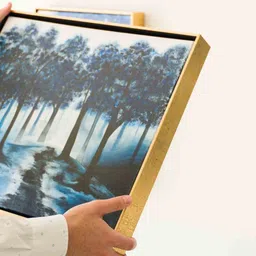 art street Black Engineered Wood Art Print image 4