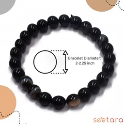 seetara Sulemani Hakik 8mm Bracelet image 2