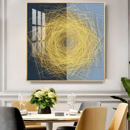 the next decor String Wire Glass Finish Square Wall Art-picture-35