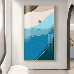 WaveStone Harmony Glass Finish Vertical Wall Art-image-28