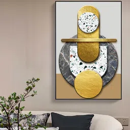 art street Spherical Multicolour Synthetic Wood Wall Art image 1