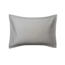 maspar Linen Solid 300 TC Cotton 2 Pillow Sham Set image 1