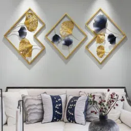 creator handicrafts Multicolour Wild Petals Frame Metal Wall Art-picture-23