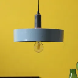 casacraft from pepperfry Malisa Donte Grey Metal Hanging Light image 2