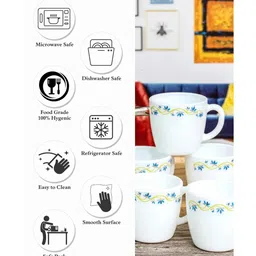 cello Opal Glass 12pcs Tea/Coffee Mug Set image 4