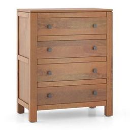 urban ladder Walter Solid Wood Chest of 4 Drawers in Amber Walnut Finish-picture-45