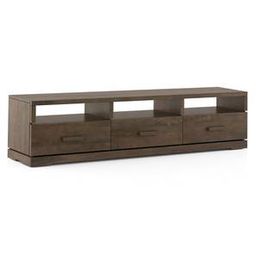 urban ladder Carmond Solid Wood TV Unit in Danish Walnut Finish-picture-1