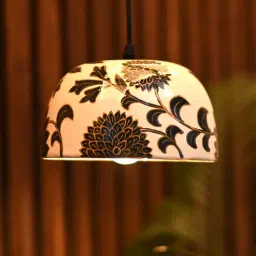 radhika dahlan Allanton Traditional Multicolour Terracotta Hanging Light-picture-38