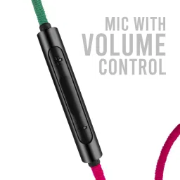 CROSSLOOP Pro Series CSLE013-E Wired Earphone with Mic (In Ear, Blue & Pink) image 5