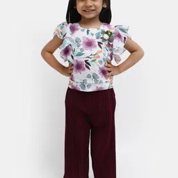 V-Mart Girls Printed Clothing Set image 1