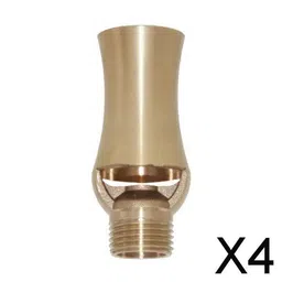 ATORSE 4xSolid Brass Frothy Foutain Nozzle Garden Pond Fountain Spray Head DN15 image 2