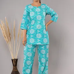 ROOPWATI FASHION Women Printed Night suit-image-17