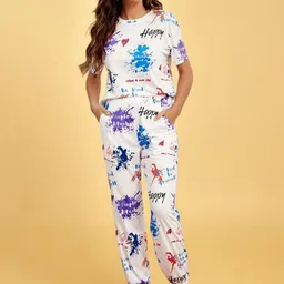 Xivir Women Printed Night suit-picture-10
