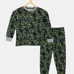Wyld Sprog Unisex Kids Printed Night Suit-picture-11