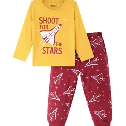 Honeyhap Boys Printed Pure Cotton Night suit-picture-46