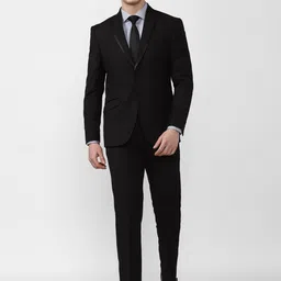 Peter England Elite Men Single Breasted Two Piece Suit-picture-28