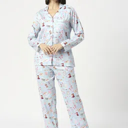 Pyjama Party Women Printed Night suit-image-84