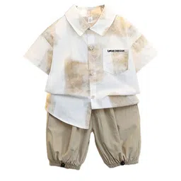 StyleCast x Revolte Boys Printed Pure Cotton Shirt with Shorts-picture-47