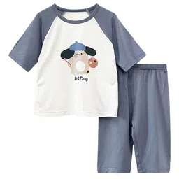 StyleCast x Revolte Boys Printed Cotton Night Suit-picture-2