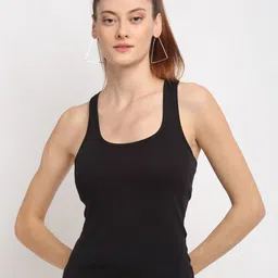 Friskers Women Black & White Pack Of 2 Tank Top image 1